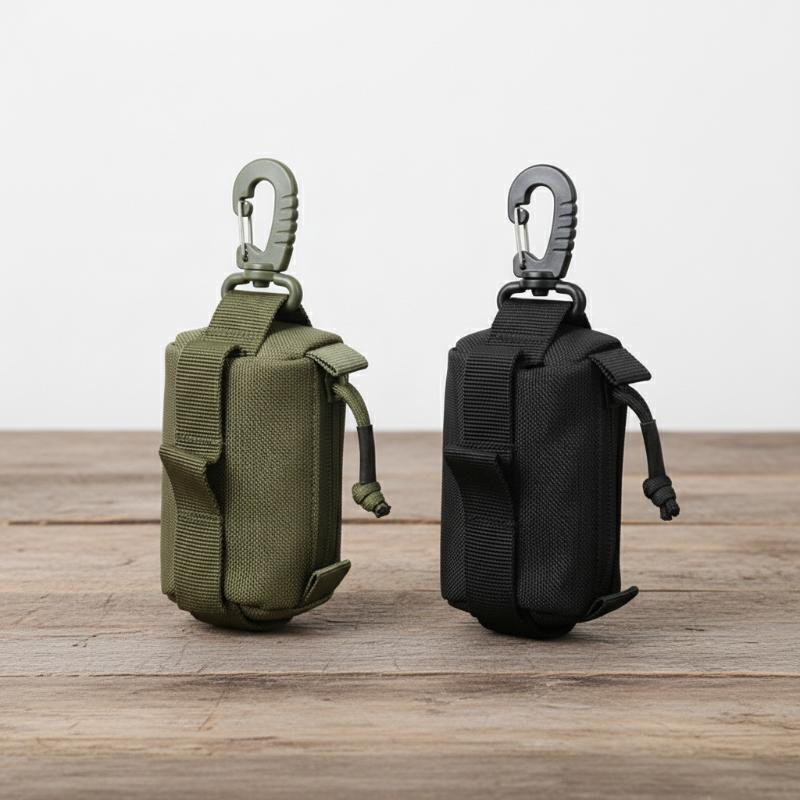 Edc Carry Items - アウトドア EDC ポーチ、ジッパーキーカードホルダー、小さなツールバッグ、ハンティングやキャンプ用のポータブルウエストウォレット
