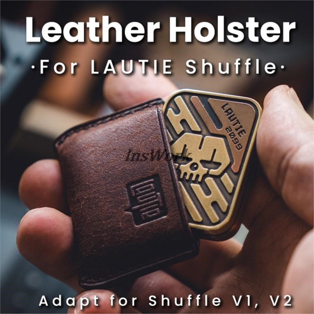 Edc Carry Items - シャッフルv1v2ポーカー収納バッグストレス解消玩具シース手作りポータブルケース用ラutieedcレザーホルスター