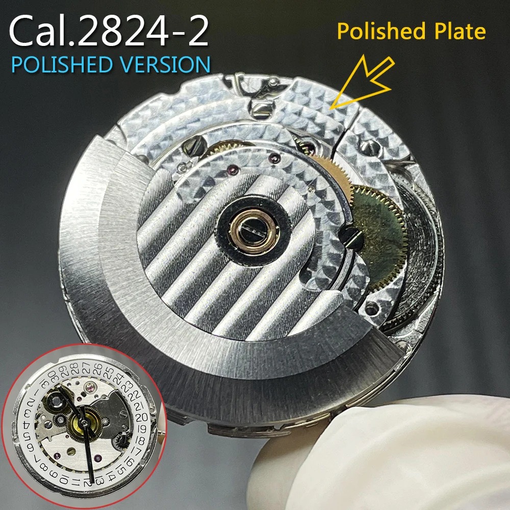 Watch Winder Compact - 高精度 2824-2 クローン ポリッシュプレートバージョン シーガル 2824-2
