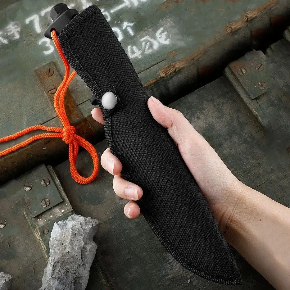 Edc Carry Fixed Blade Knife - アウトドアEDC固定刃高硬度ストレートナイフ多目的キャンプ・サバイバルツール（ジャケットに装着可能）
