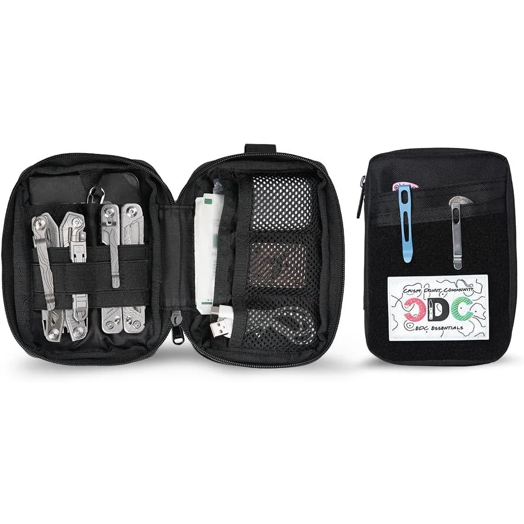 Appendix Carry Edc - VIPERADE VE32 EDC ポーチ、パッチエリア付きポケットオーガナイザー、日常使用のためのモールユーティリティポーチ