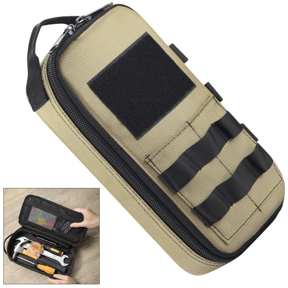 Edc Carry Items - 戦術ユーティリティ EDC ポーチ ヘビーデューティー小型ツールバッグ ポータブルオーガナイザーケース ハンドル付き