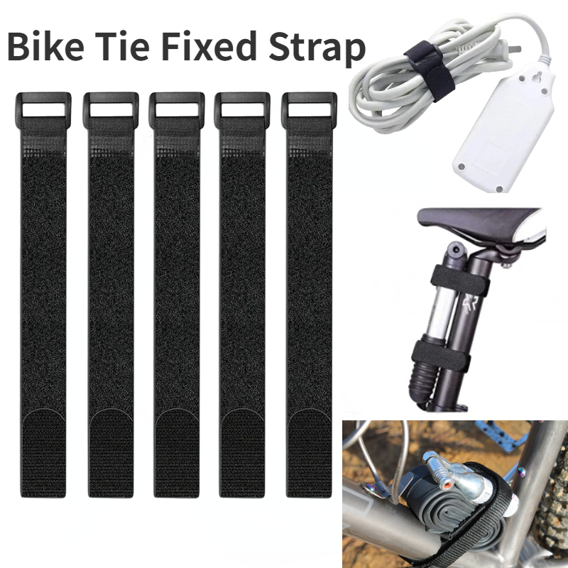 Gear Tie Reusable - フックとループ付きの再利用可能なナイロンストラップ,多目的,5個,2.5x30cm