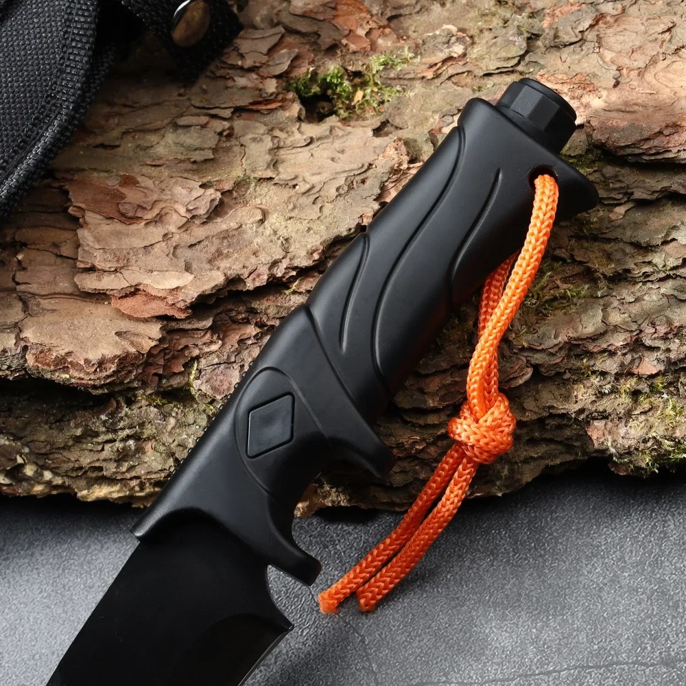 多目的キャンプサバイバルEDCナイフ、固定刃ストレート、高硬 - Edc Carry Fixed Blade Knife のレビューと価格