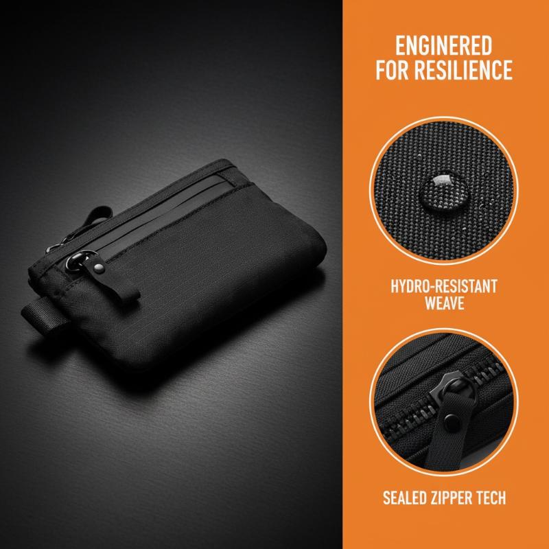 戦術防水小型コインケース RFIDブロッキング クレジットカ - Edc Concealed Carry のレビューと価格