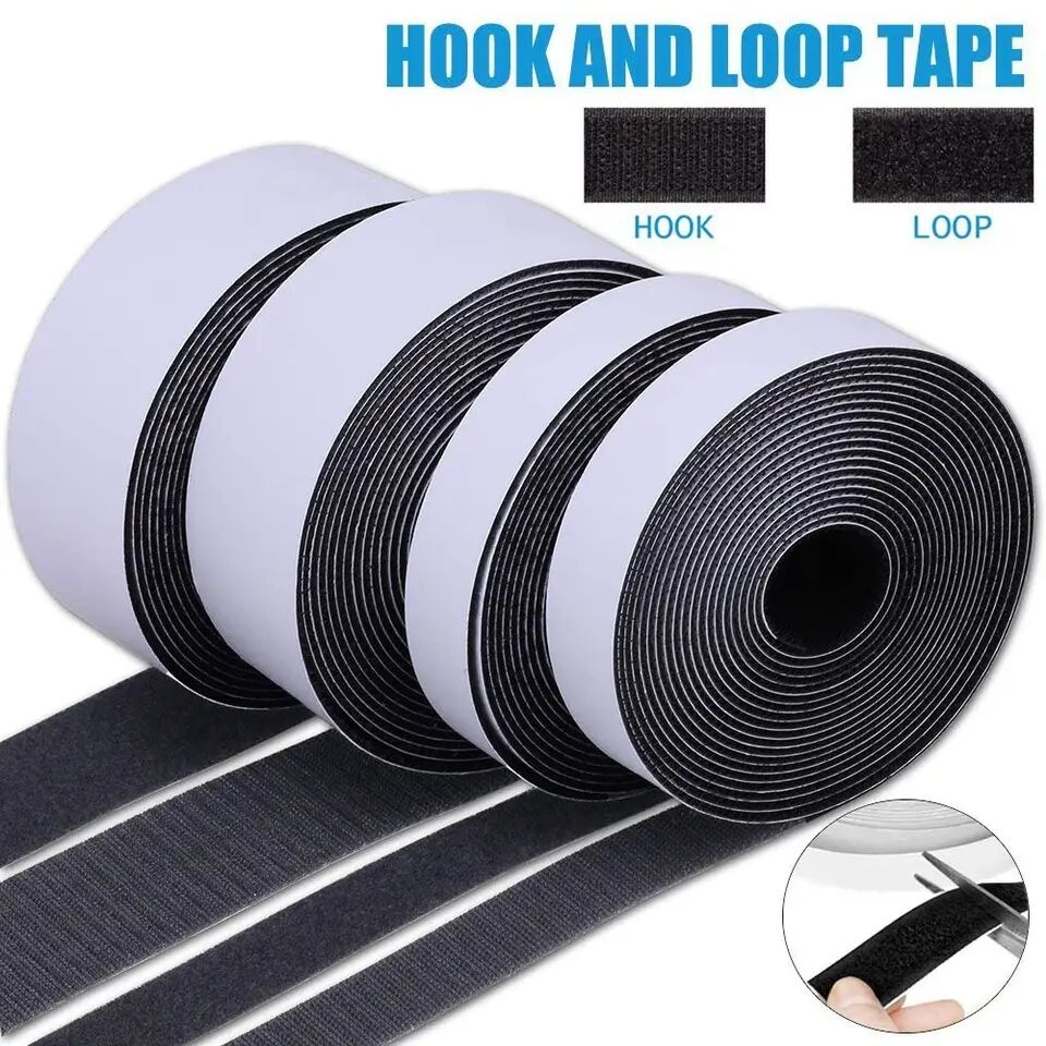 自己粘着フックアンドループテープ 1M 5M 25M ナイロ - Gear Tie Reusable のレビューと価格