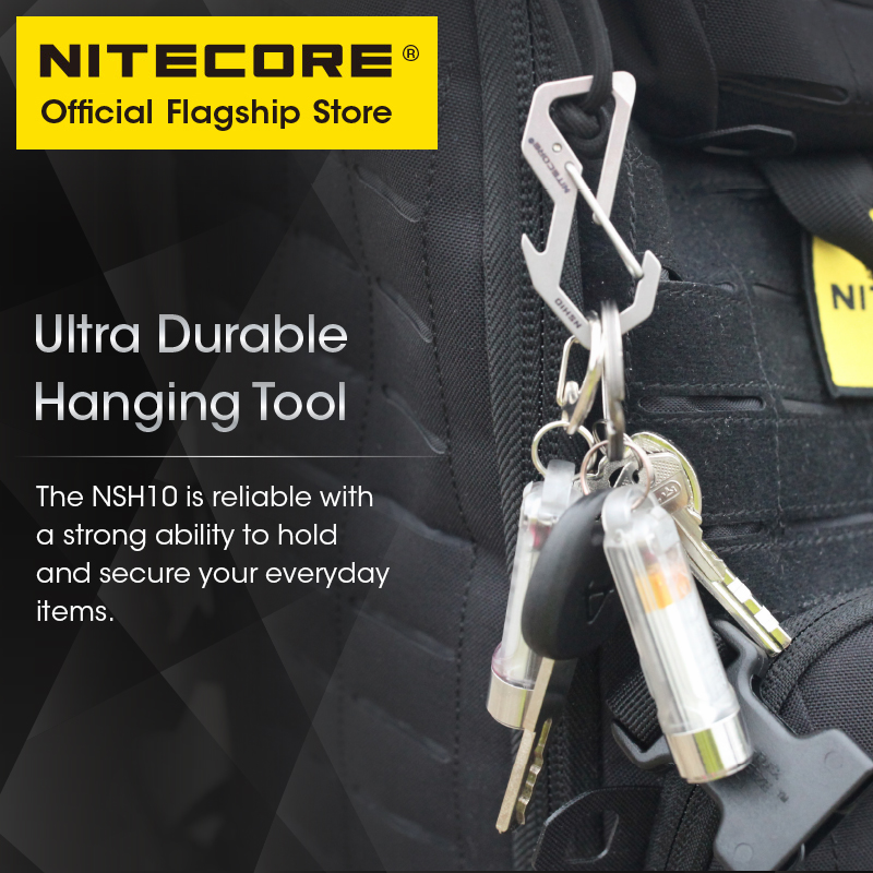 NITECORE NSH10 多用途チタンスナップフック 3 - Edc Carry Kit のレビューと価格