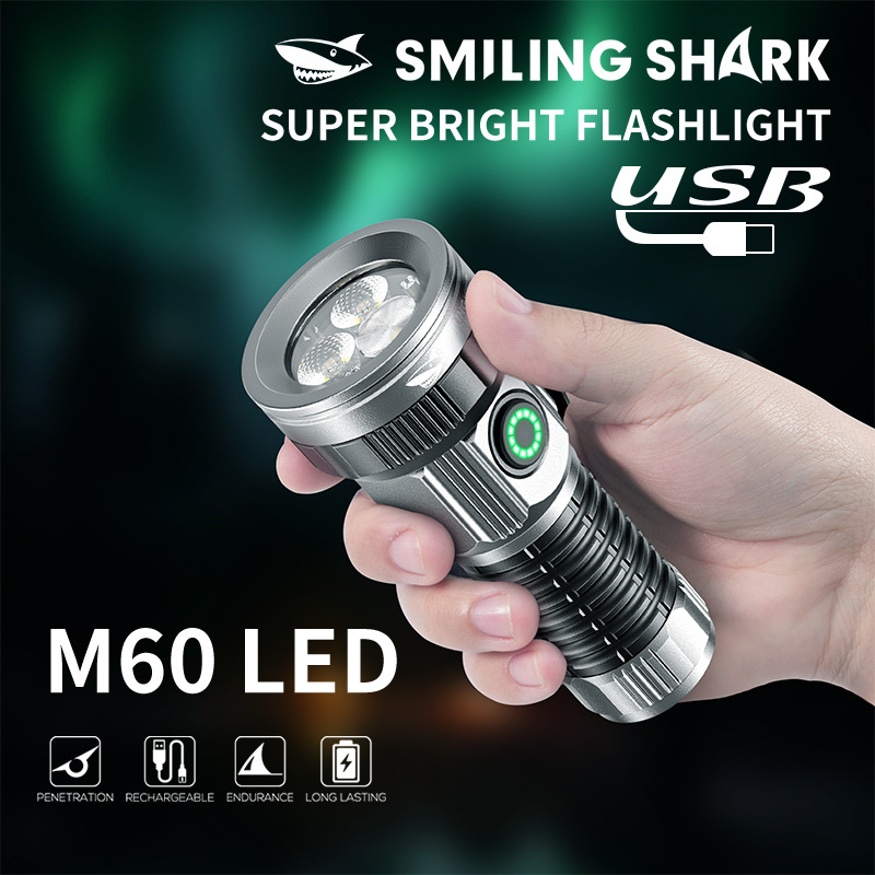 小型の充電式LED懐中電灯,ポータブルポケットトーチ,キャン - Edc Day Carry のレビューと価格