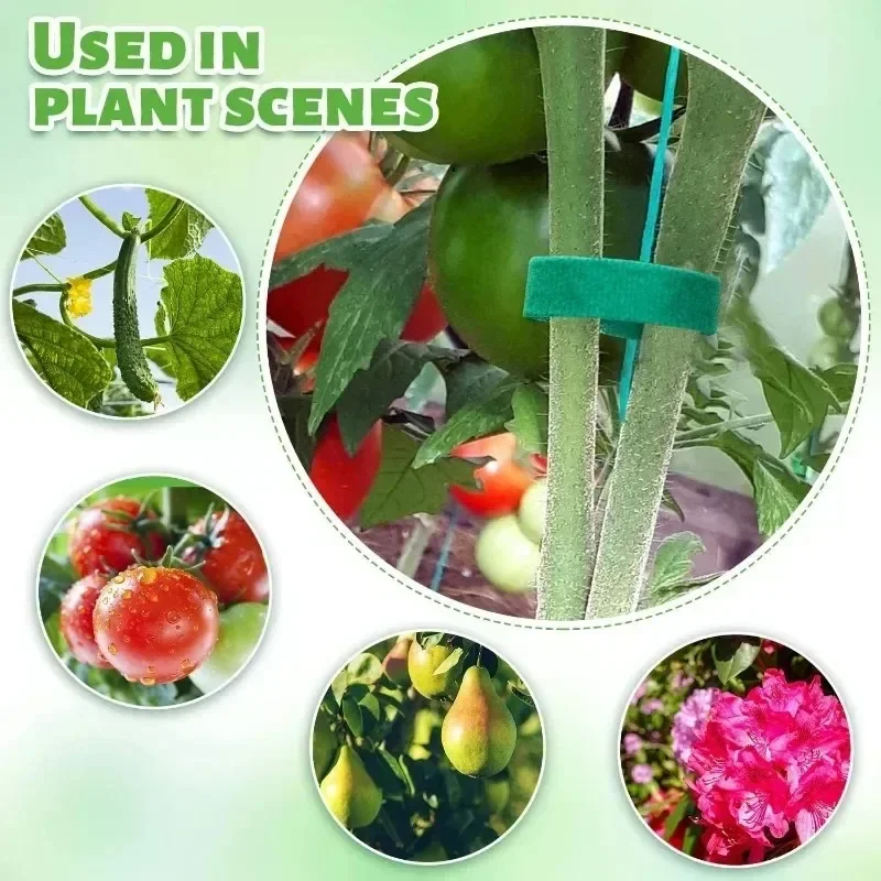自己粘着植物ナイロンケーブルタイグリーン調整可能な植物フック - Gear Tie Reusable のレビューと価格