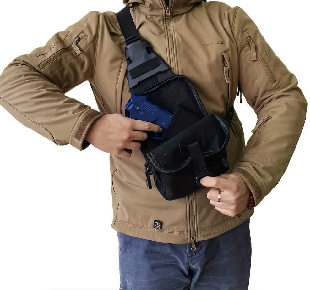 戦術的隠蔽型キャリースリングバッグ：EDC用クイックアクセス - Edc Concealed Carry Fanny Pack のレビューと価格