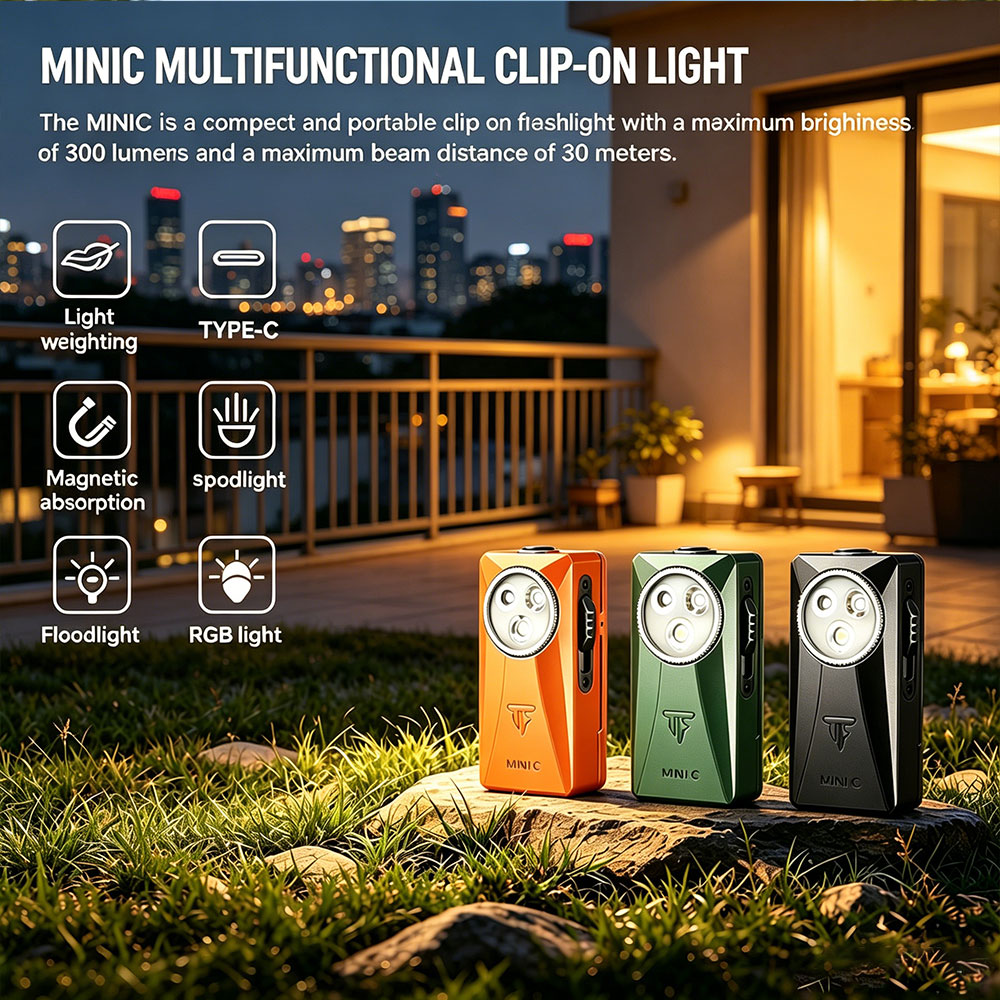 Trustfire MINIC 800ルーメン EDC懐中電 - Edc Every Day Carry おもちゃ のレビューと価格