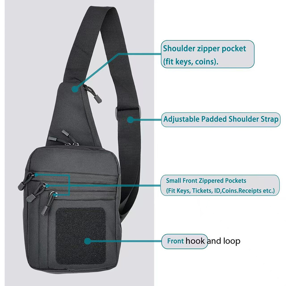 男女兼用バッグ - EDC ショルダーバッグ タクティカル  - Appendix Carry Edc のレビューと価格