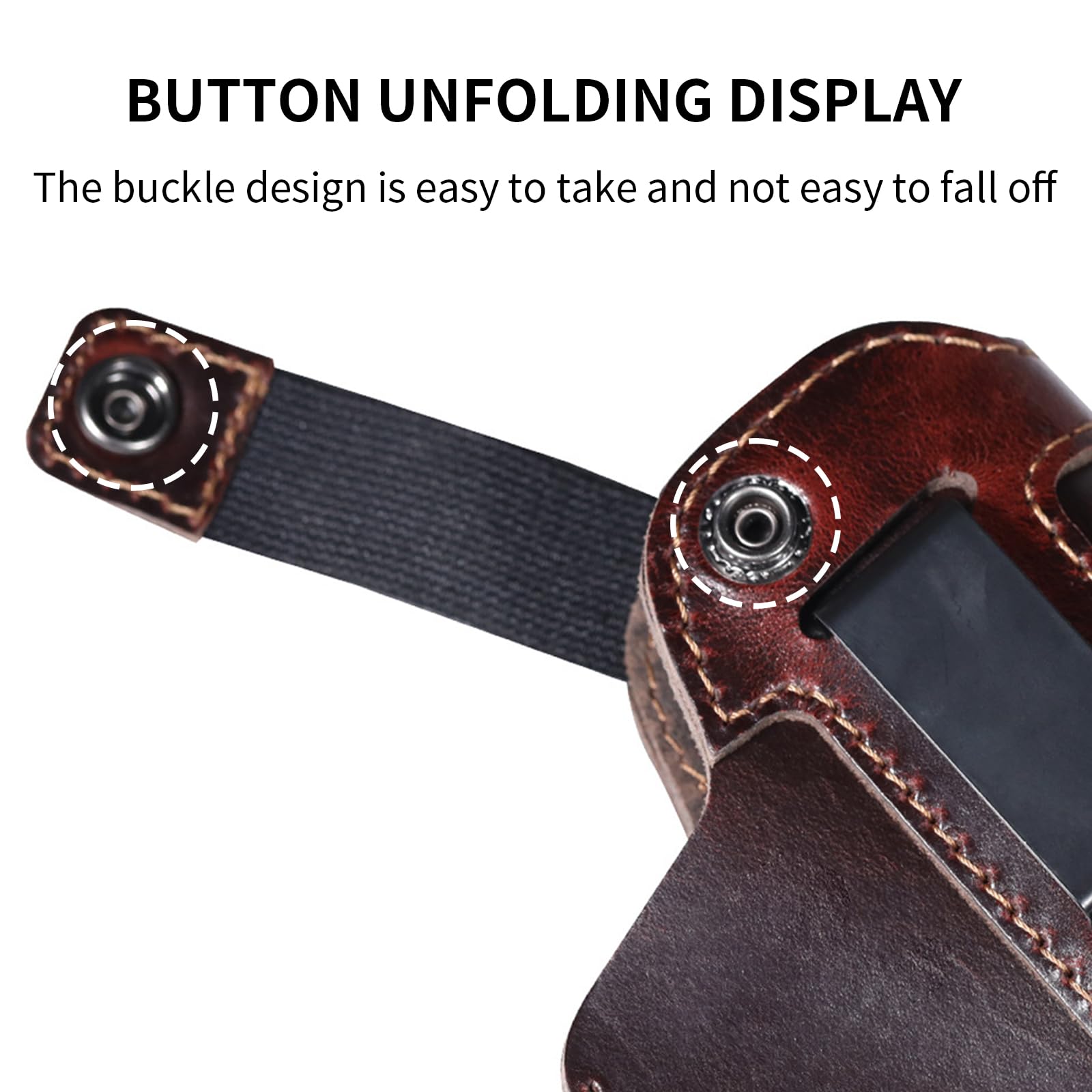 戦術的な革隠しキャリーグロックホルスターモールウエストピスト - Edc Carry Belt Leather のレビューと価格