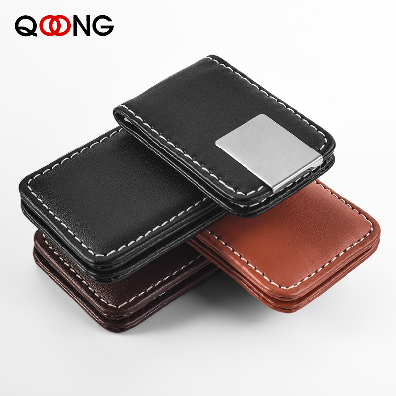 QOONG マネークリップ財布スリム男性女性ヴィンテージ強力 - Money Clip Magnetic のレビューと価格