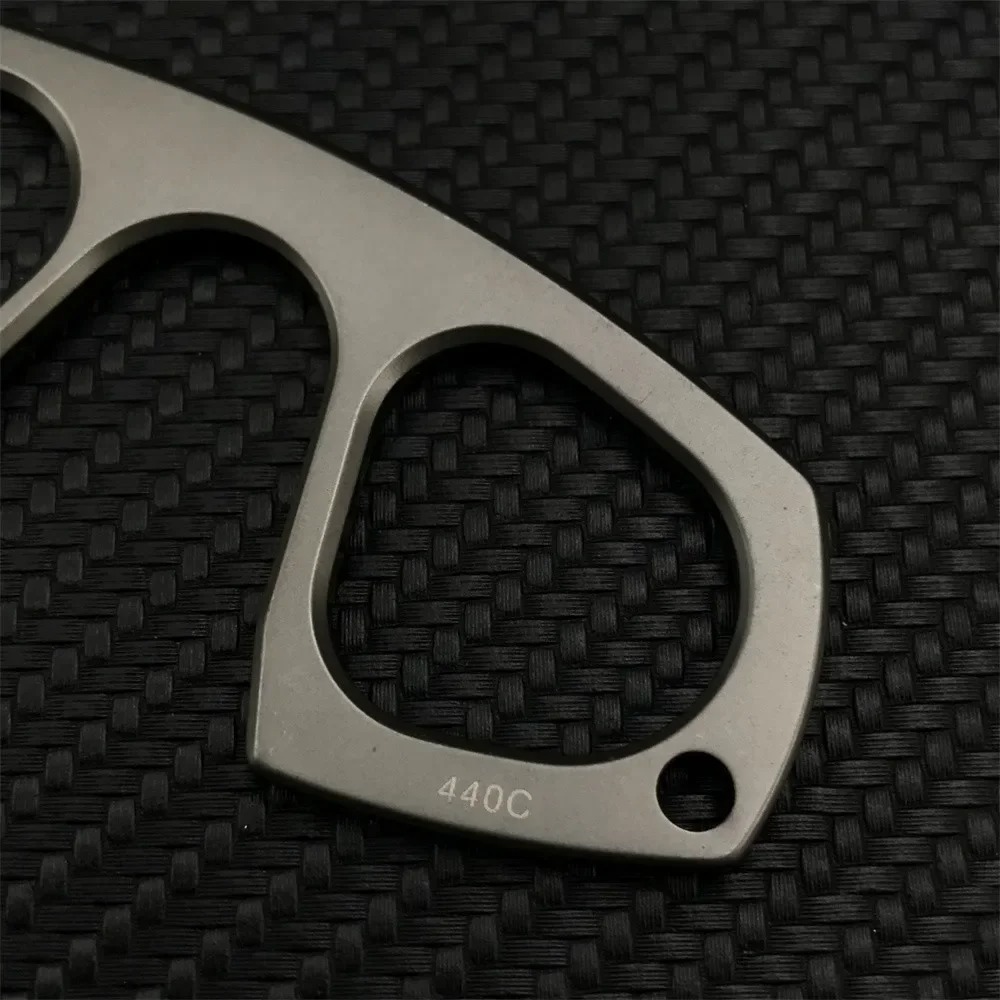 高硬度ネックナイフ 440Cブレード カイデックスシース付き - Edc Carry Fixed Blade Knife のレビューと価格