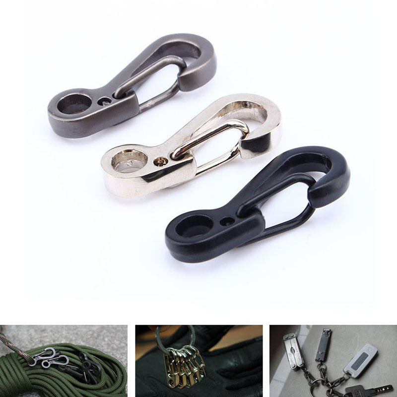 10 ピース/ロットミニカラビナパラコード戦術ギアフックキー - Edc Carry Kit のレビューと価格