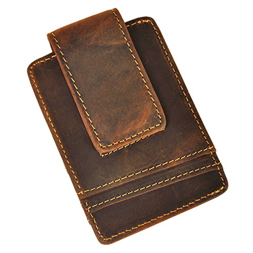 磁気クロージャー付きの本革の財布,2020トレンド,カードホ - Money Clip Magnetic のレビューと価格
