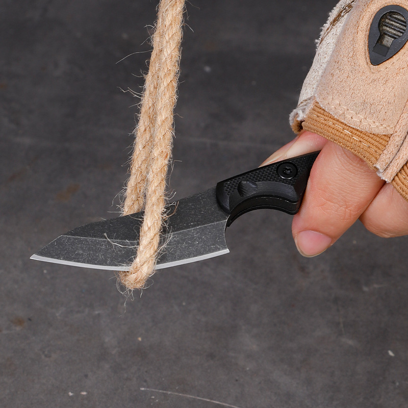 5CR15 ステンレス鋼小型固定刃ナイフ G10 ハンドル屋 - Edc Carry Fixed Blade Knife のレビューと価格