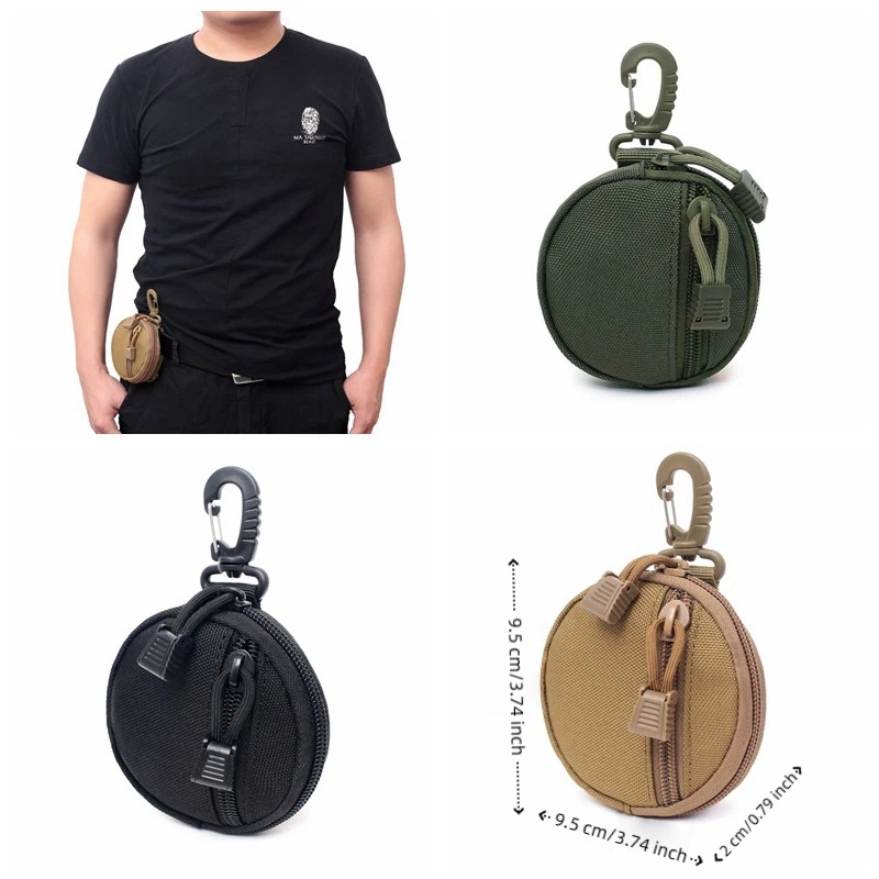 多機能アウトドアウエストバッグ、タクティカルナイロンミニキー - Edc Carry Items のレビューと価格