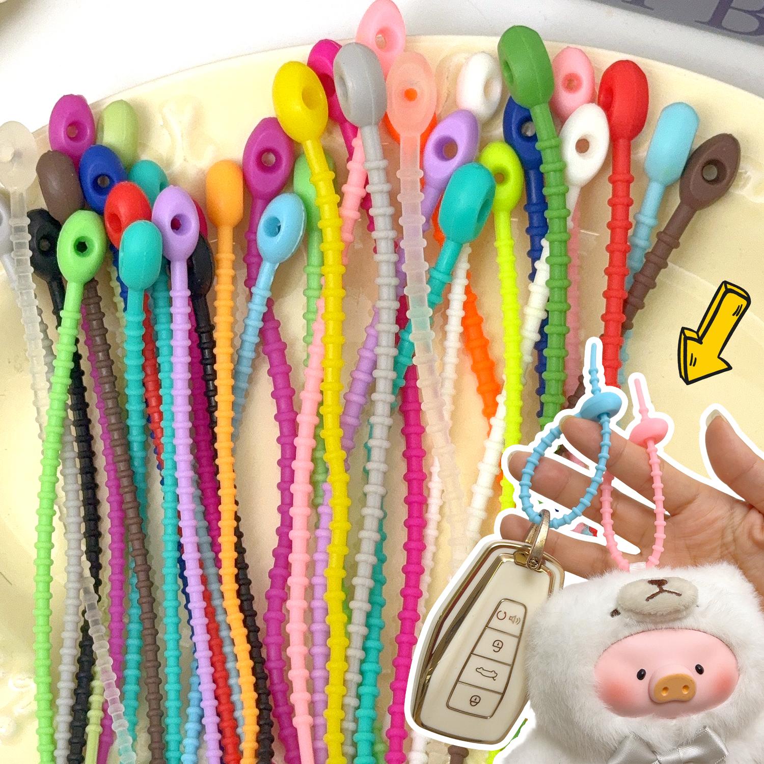 200 ピース/ロットシリコン再利用可能なバッグタイキーホル - Gear Tie Reusable のレビューと価格