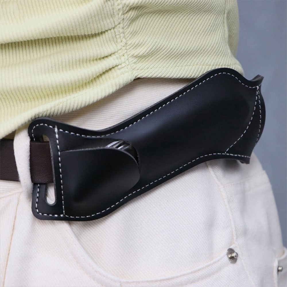 タクティカルツールポーチEDC折りたたみナイフシースウエスト - Edc Carry Belt Leather のレビューと価格