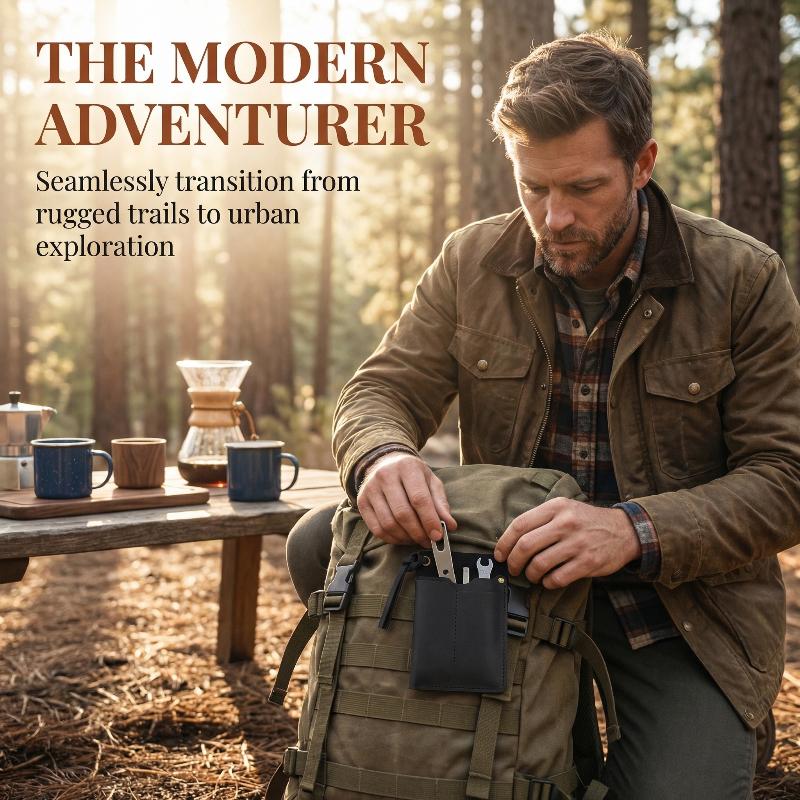 手作り本革EDCツール多機能オーガナイザーシース、ベルトクリ - Edc Carry Belt Leather のレビューと価格