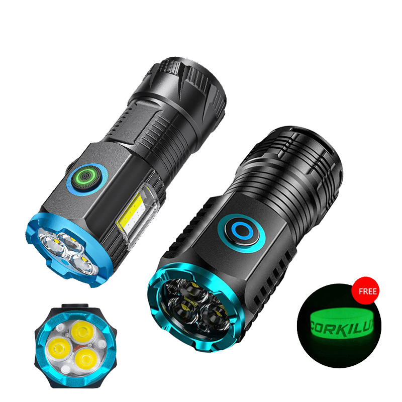 ミニLED懐中電灯,USB充電式,ポータブル,18350充電 - Edc Day Carry のレビューと価格