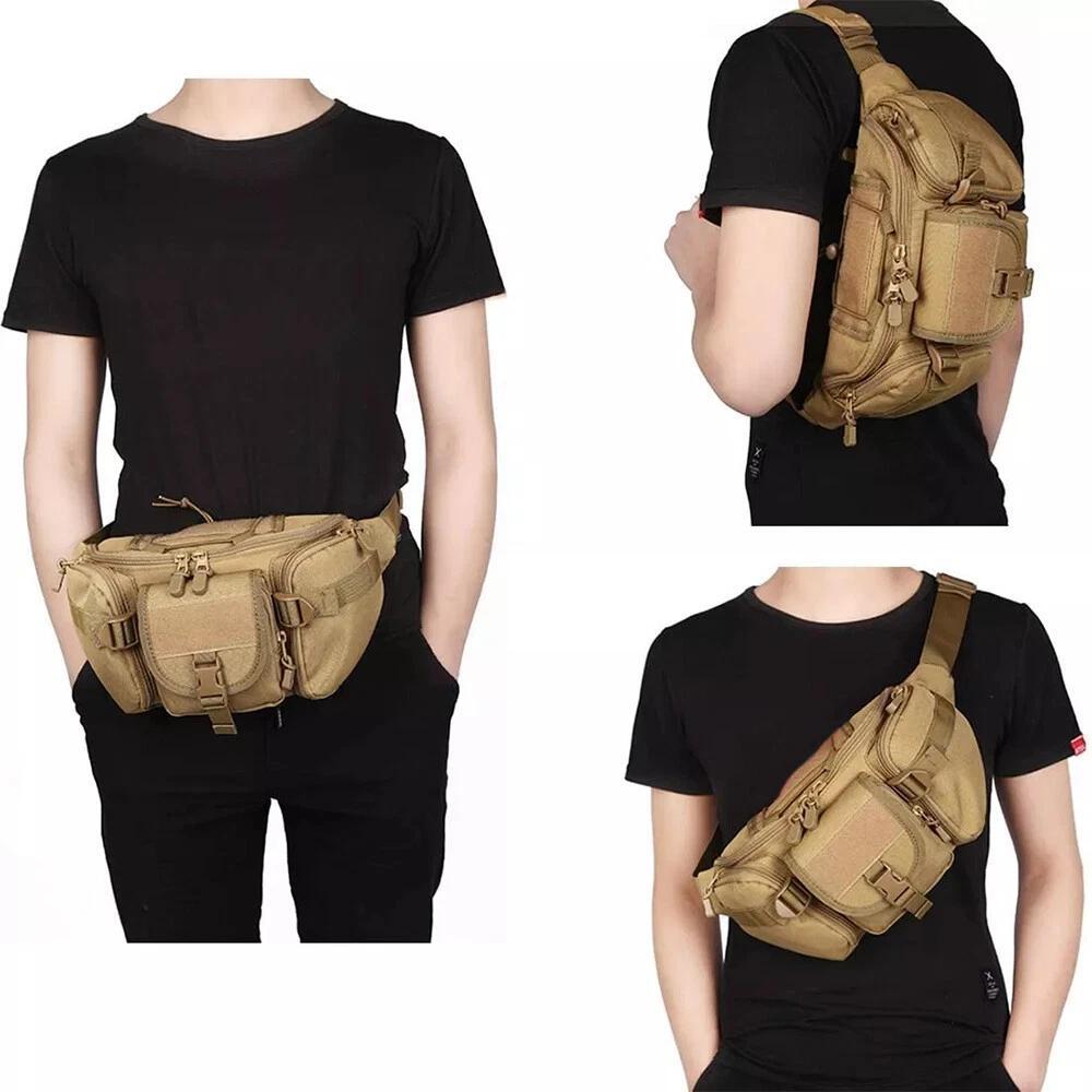 メンズ用タクティカルファニーパック、隠しキャリーCCWホルス - Edc Concealed Carry Fanny Pack のレビューと価格