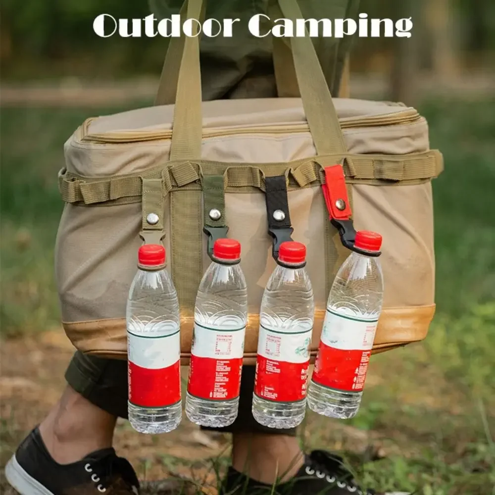 6 個キャンプウェビングバックルフック水ボトルホルダークリッ - Edc Carry Kit のレビューと価格