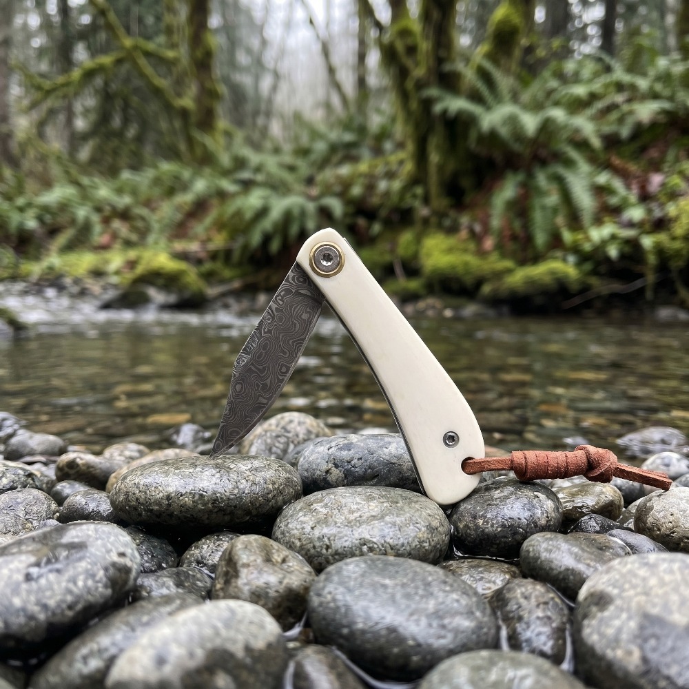 アウトドア折りたたみナイフ牛骨ハンドル小型ポケットナイフ日常 - Edc Carry Pocket Knife のレビューと価格