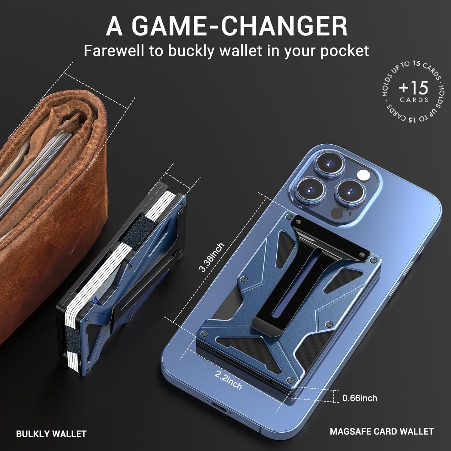 MagSafeウォレットマネークリップ（AirTagホルダー - Money Clip Magnetic のレビューと価格