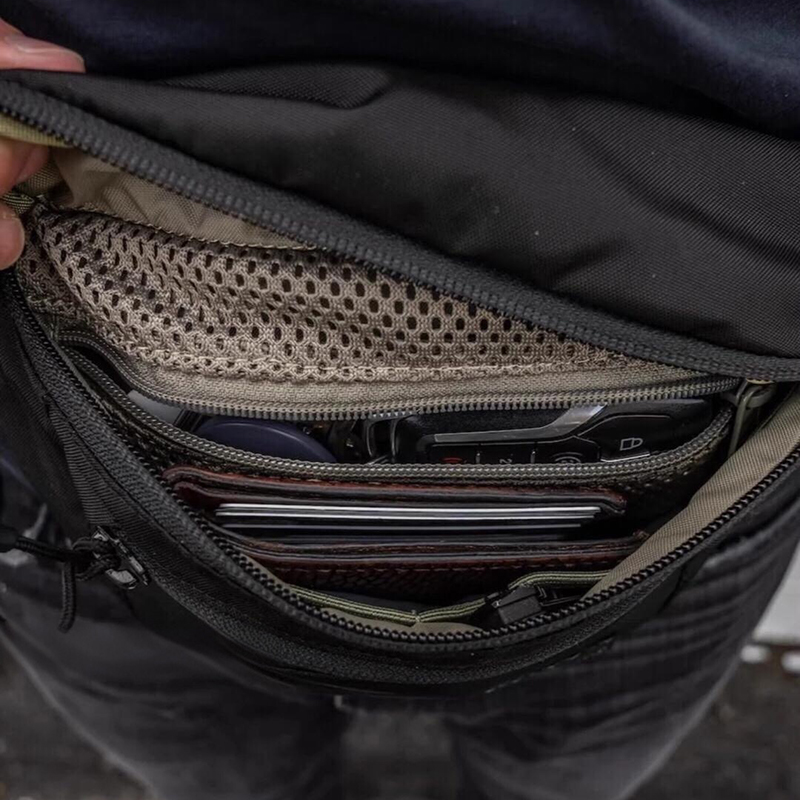 メンズベルトバッグ、調節可能なストラップ付きウエストバッグ、 - Edc Concealed Carry Fanny Pack のレビューと価格