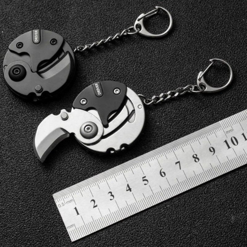 多機能折りたたみ式コインキーホルダーツール、六角ドライバーポ - Edc Carry Coins のレビューと価格