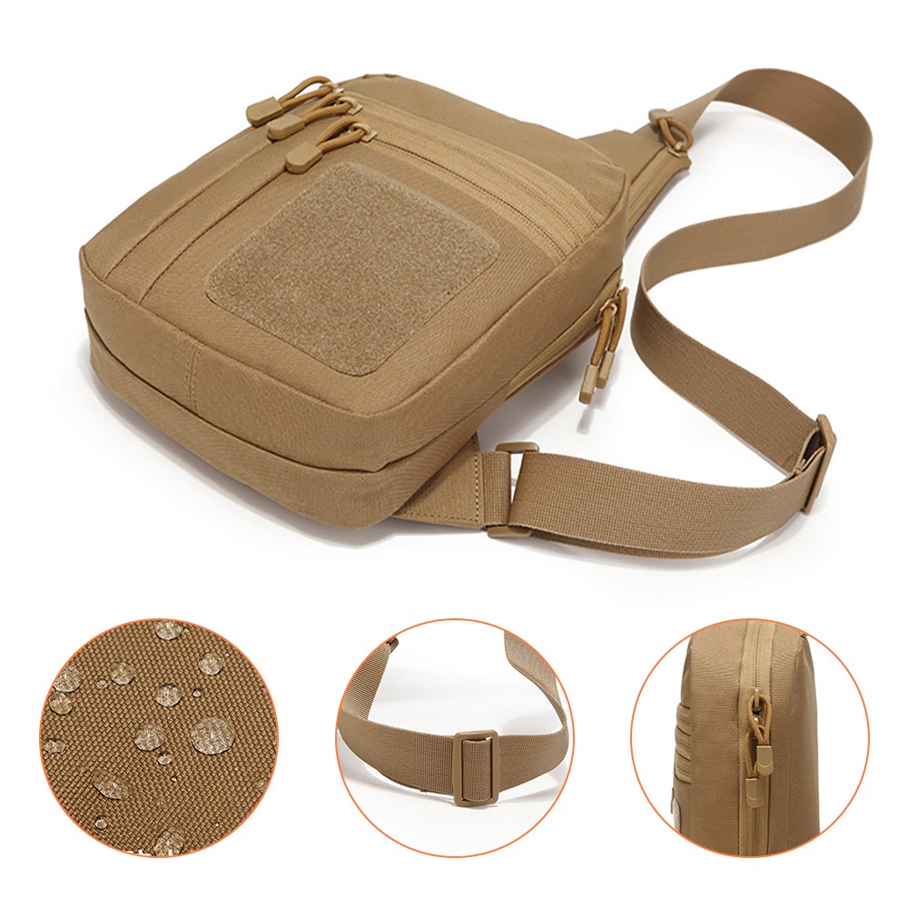 タクティカルチェストバッグ、クロスボディショルダーバッグ、隠 - Edc Carry Handgun のレビューと価格