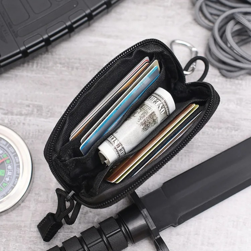 戦術的な EDC ポーチ屋外キー財布財布小銭入れカードスロッ - Edc Concealed Carry のレビューと価格