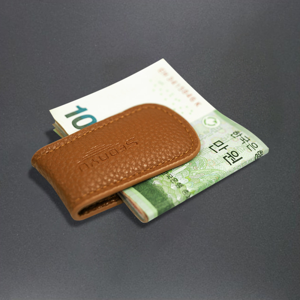 高級牛革製マグネット式財布 ミニマリストマネーホルダー スリ - Money Clip Magnetic のレビューと価格