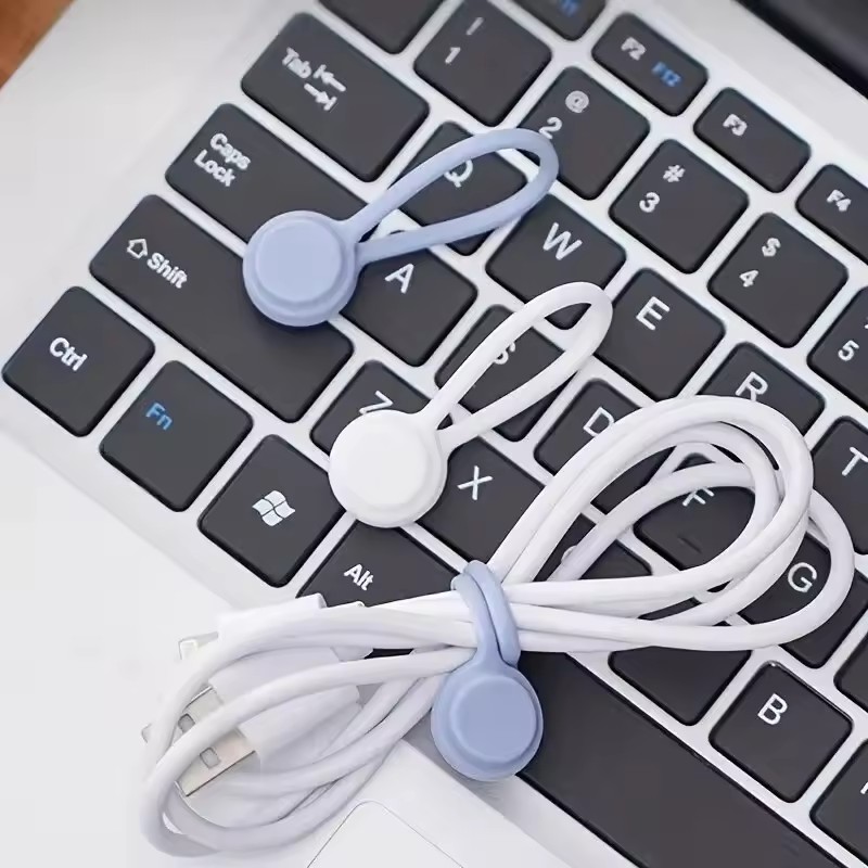 シリコン製磁気ケーブルタイ シリコン製管理タイ マグネットツ - Gear Tie Reusable のレビューと価格