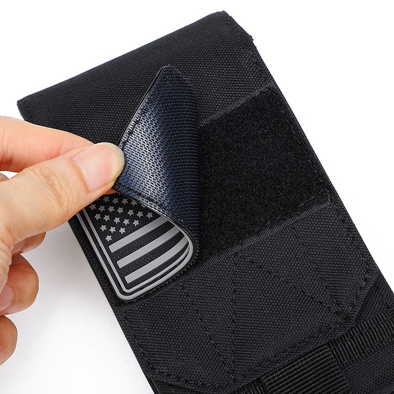 戦術的な二層構造の携帯電話バッグ MOLLEベルト ウエスト - Edc Carry For Men のレビューと価格