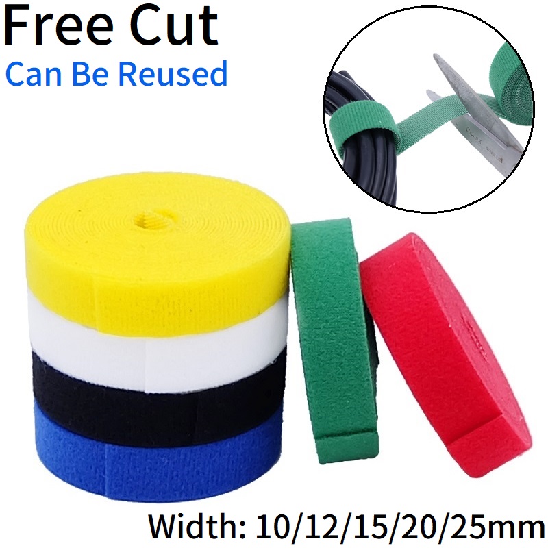 2/10 メートルケーブルタイ再利用可能なループバンドル自己 - Gear Tie Reusable のレビューと価格