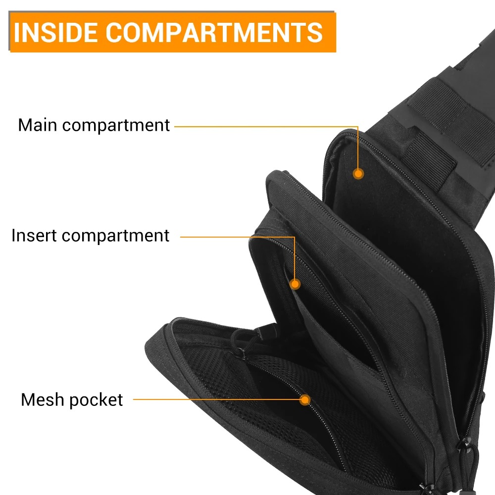 戦術ピストルガンバッグ、隠しキャリーガン収納ポーチ、ガンホル - Appendix Carry Edc のレビューと価格