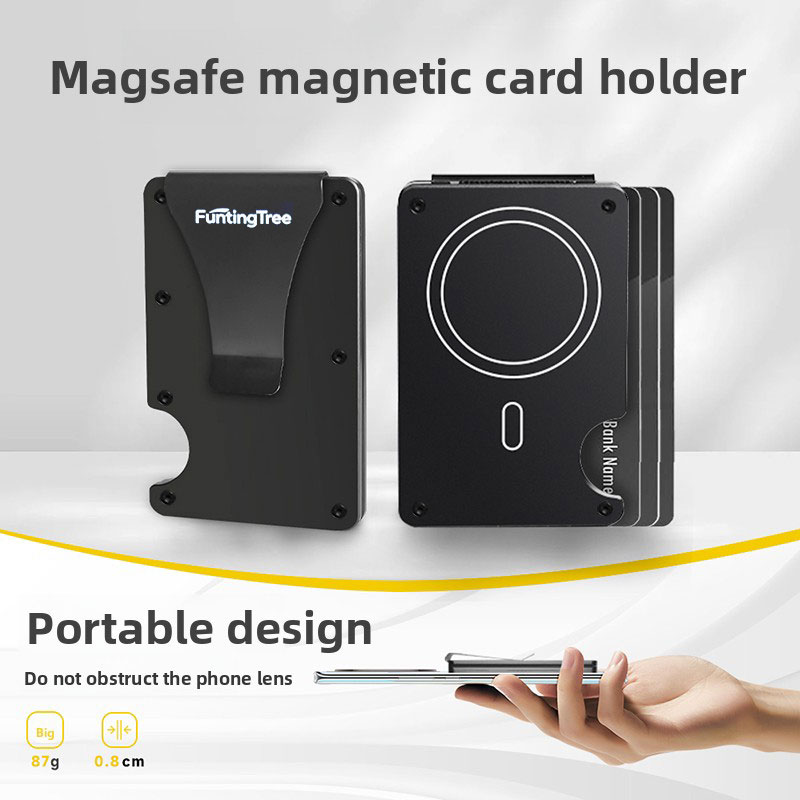 MagSafeウォレット対応、マネークリップ付きスリムウォレ - Money Clip Magnetic のレビューと価格