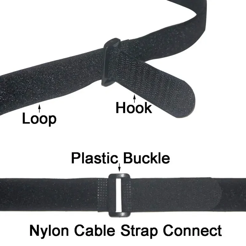フックとループ付きの再利用可能なナイロンストラップ,多目的, - Gear Tie Reusable のレビューと価格