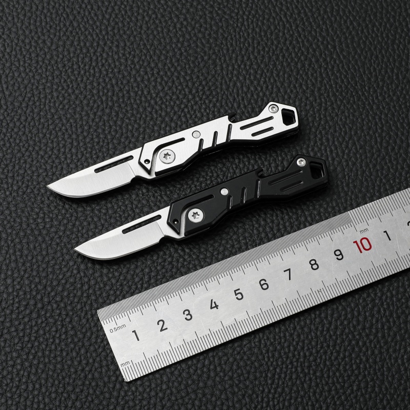 ミニEDC折りたたみ式ポケットナイフ、栓抜き付き、ステンレス - Edc Carry For Men のレビューと価格