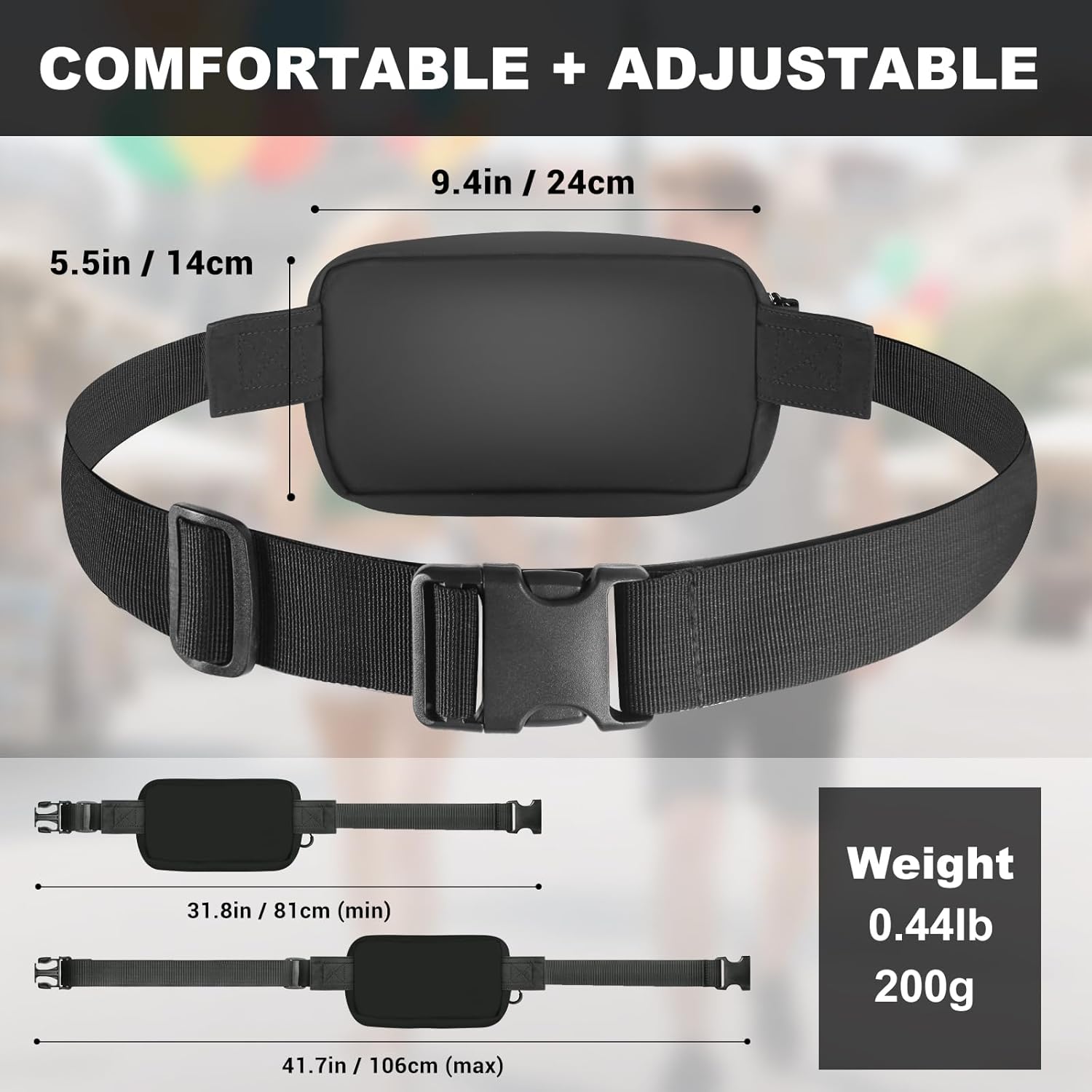 タクティカルファニーパック ホルスター付き 隠しキャリーバッ - Edc Concealed Carry Fanny Pack のレビューと価格