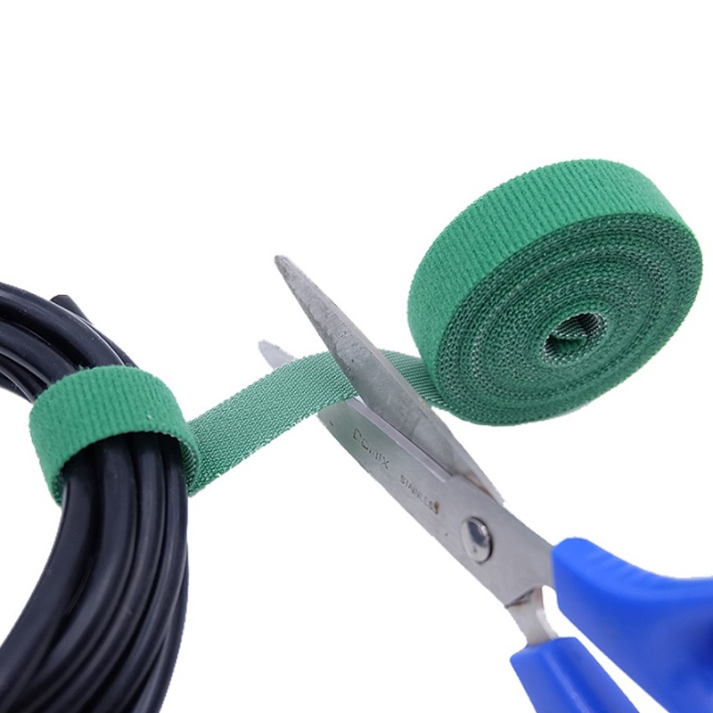 1/5 メートルケーブルタイ再利用可能な粘着フックループバン - Gear Tie Reusable のレビューと価格