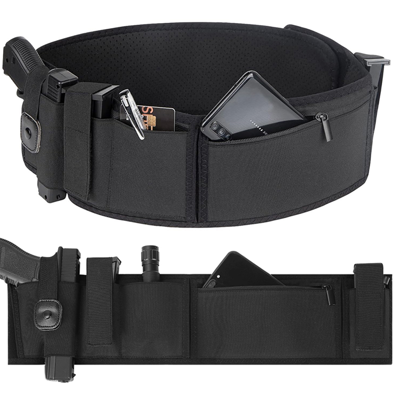 ベリーバンドガンホルスター隠しキャリーピストルホルスターウエ - Edc Carry Handgun のレビューと価格