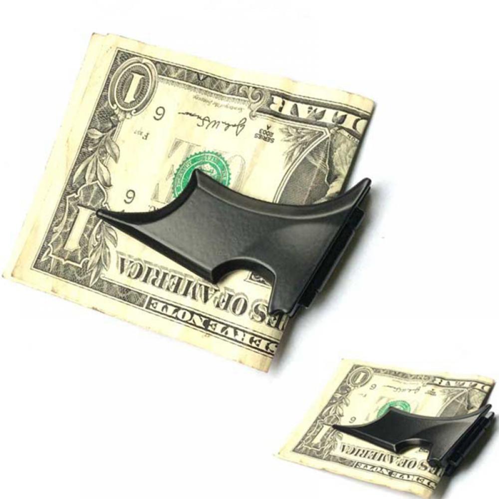 男性と女性のための黒のステンレス鋼のバット財布、磁気IDホル - Money Clip Magnetic のレビューと価格