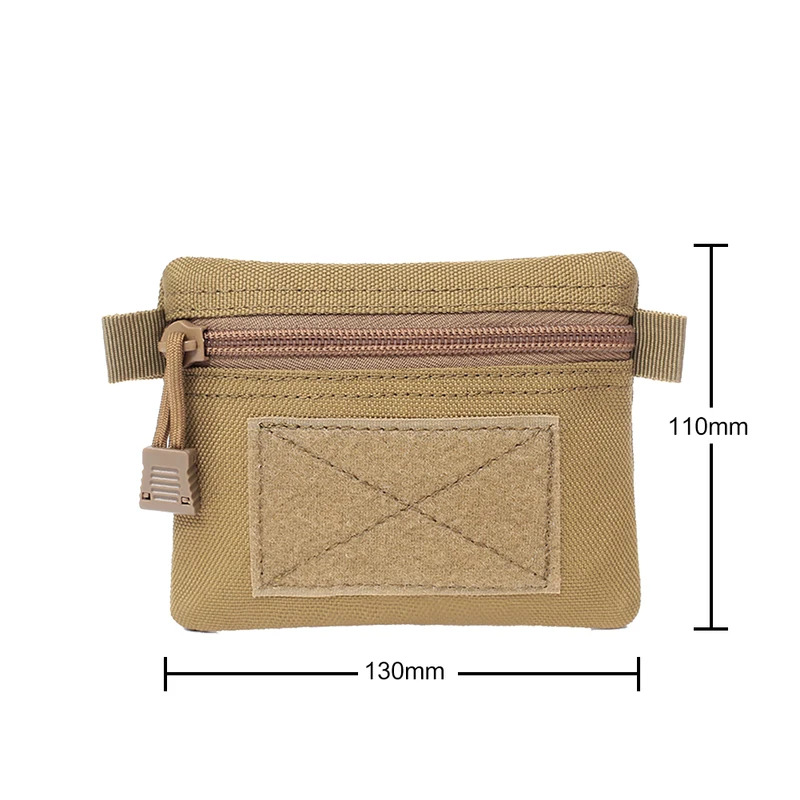 ポータブル防水小銭入れモール EDC 財布耐摩耗性ジッパーウ - Edc Carry Coins のレビューと価格