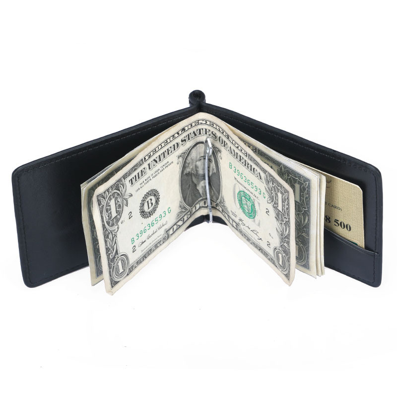 新しいミニメンズレザーマネークリップ財布コインポケット付き薄 - Money Clip Magnetic のレビューと価格