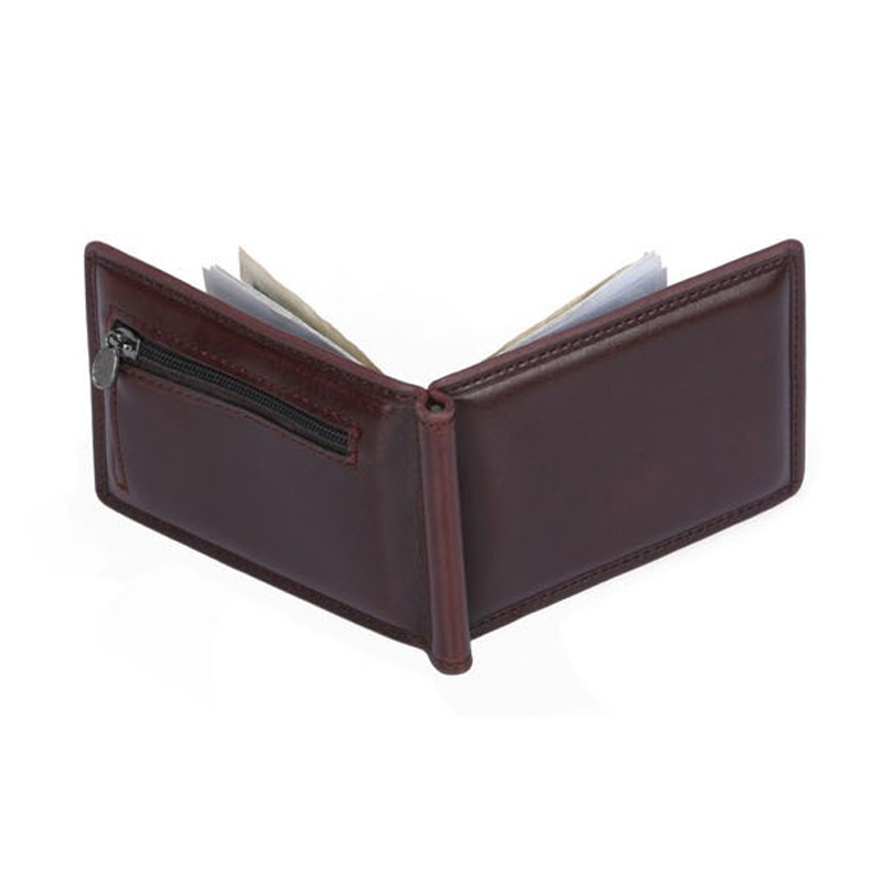 新しいミニメンズレザーマネークリップ財布コインポケット付き薄 - Money Clip Magnetic のレビューと価格